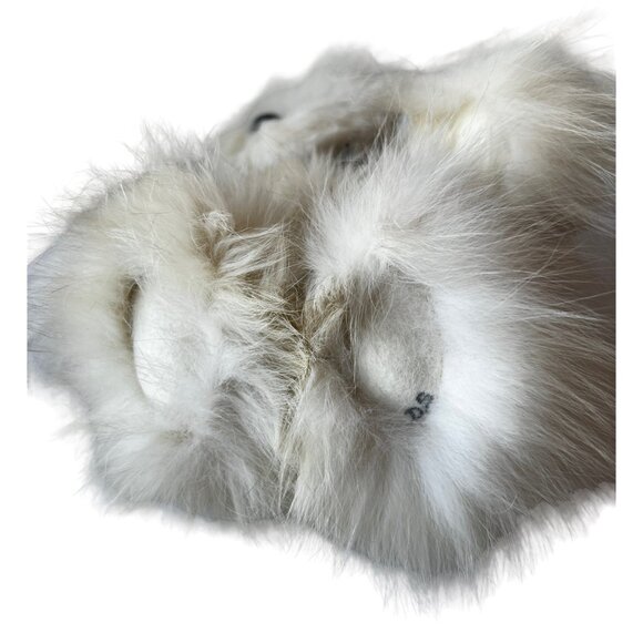 Signed Timeless Teddies Bear Recycled Fox Fur COA Handmade by Debbie Siqouin - Picture 7 of 10